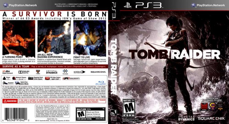 Tomb Raider - PlayStation 3 | VideoGameX