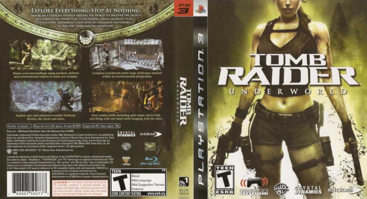 Tomb Raider Underworld - PlayStation 3 | VideoGameX