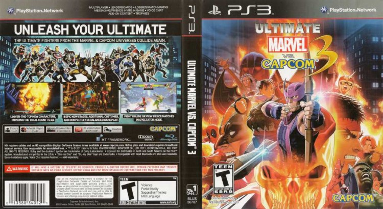 Ultimate Marvel vs. Capcom 3 - PlayStation 3 | VideoGameX