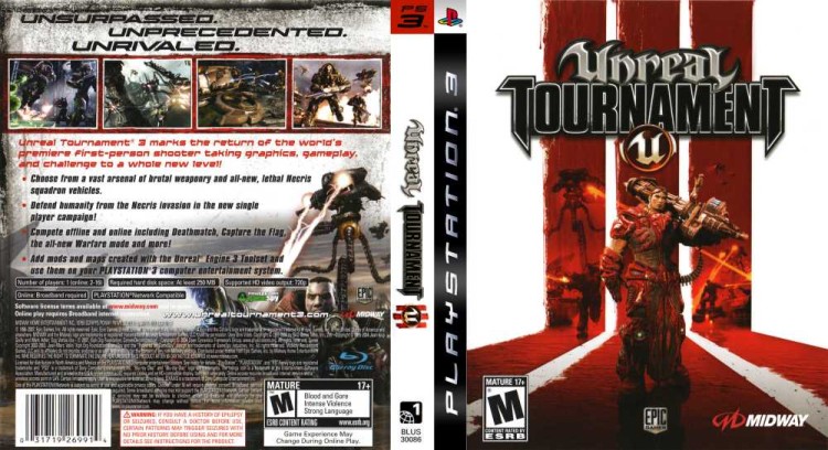 Unreal Tournament III - PlayStation 3 | VideoGameX