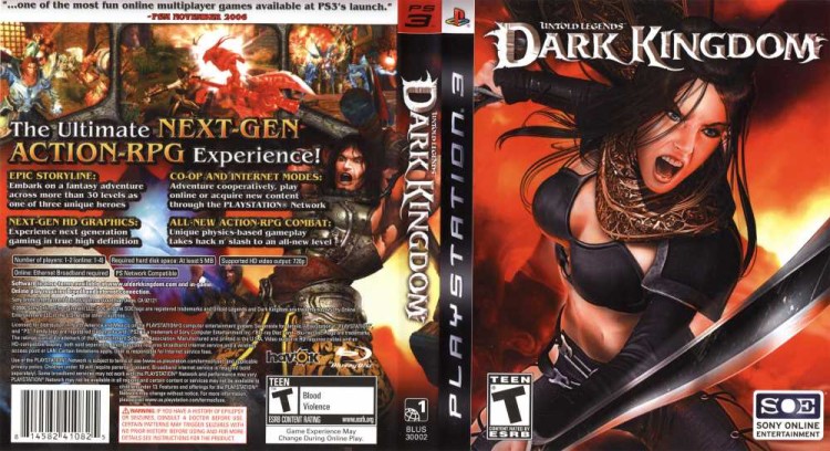 Untold Legends: Dark Kingdom - PlayStation 3 | VideoGameX