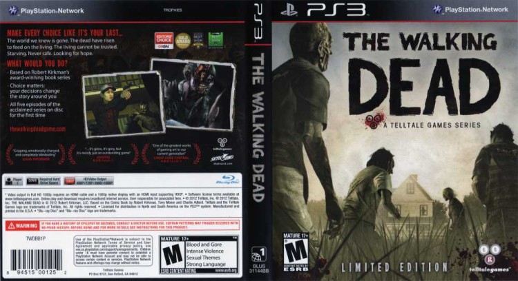 Walking Dead: A TellTale Games Series  - PlayStation 3 | VideoGameX