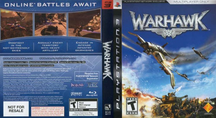 Warhawk - PlayStation 3 | VideoGameX