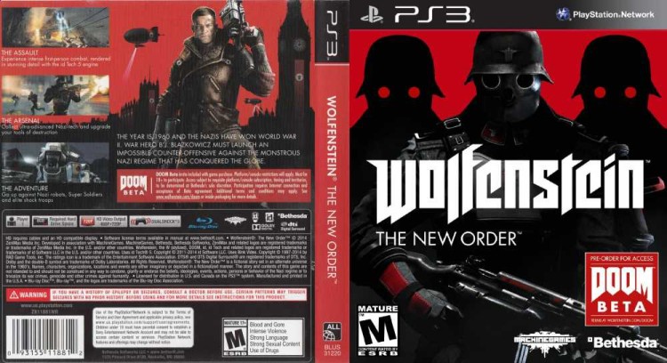 Wolfenstein: The New Order - PlayStation 3 | VideoGameX