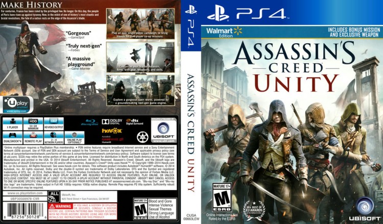 Assassin's Creed Unity - PlayStation 4 | VideoGameX