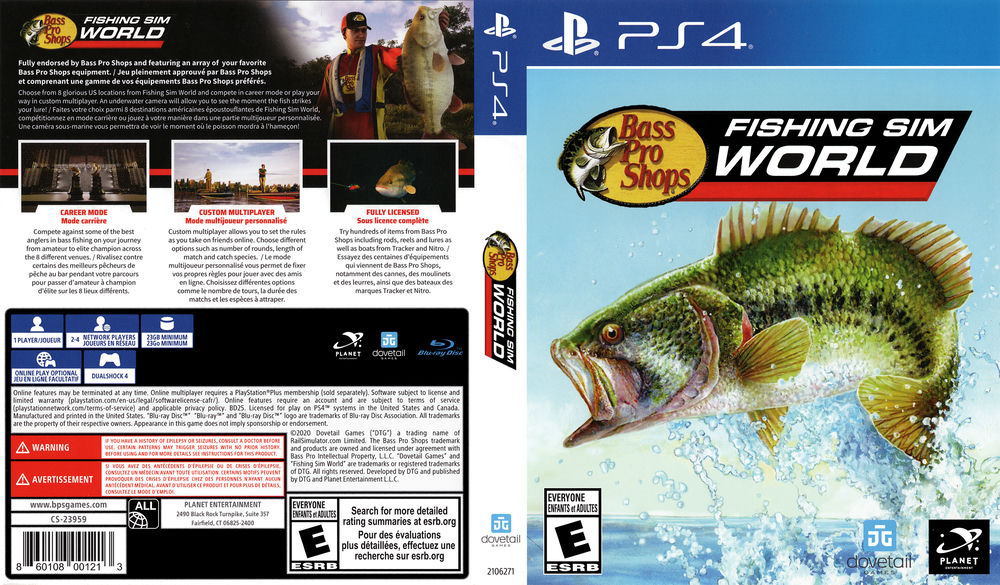 Bass Pro Shops Fishing Sim World - PlayStation 4