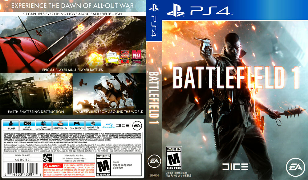 livstid detaljeret berømmelse Battlefield 1 - PlayStation 4 | VideoGameX