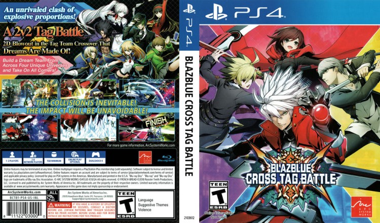 Blazblue: Cross Tag Battle - PlayStation 4 | VideoGameX