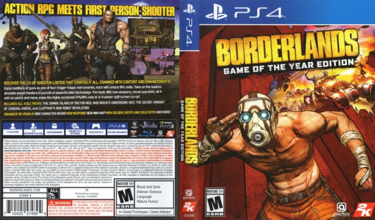 Borderlands: Game Of The Year Edition - PlayStation 4 | VideoGameX