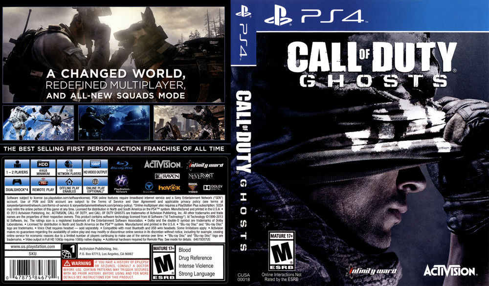 Call of Duty Ghosts - PS4 - Own4Less