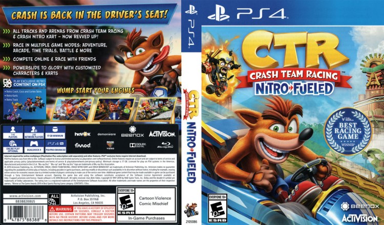CTR: Crash Team Racing - Nitro Fueled - PlayStation 4 | VideoGameX