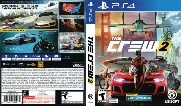 Crew 2, The - PlayStation 4 | VideoGameX