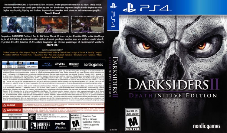 Darksiders II Deathinitive Edition - PlayStation 4 | VideoGameX