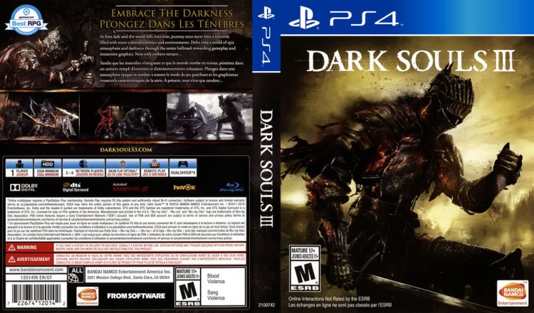 Dark Souls III - PlayStation 4 | VideoGameX