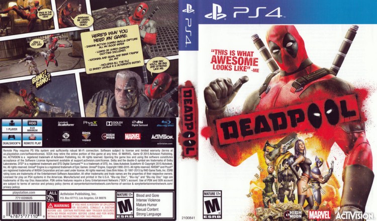 Deadpool - PlayStation 4 | VideoGameX