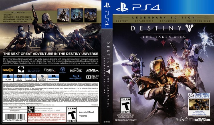 Destiny: The Taken King [Legendary Edition] - PlayStation 4 | VideoGameX