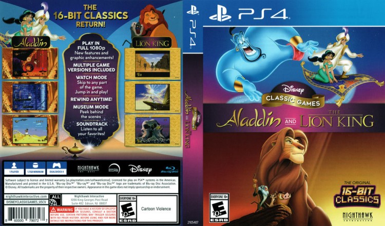 Disney Classic Games: Aladdin and The Lion King - PlayStation 4 | VideoGameX