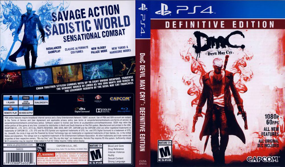 DmC Devil May Cry: Definitive Edition - PlayStation 4