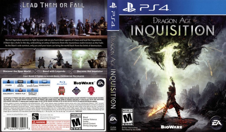 Dragon Age: Inquisition - PlayStation 4 | VideoGameX