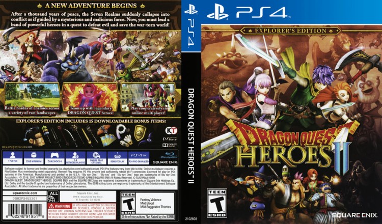 Dragon Quest Heroes II [Explorer's Edition] - PlayStation 4 | VideoGameX