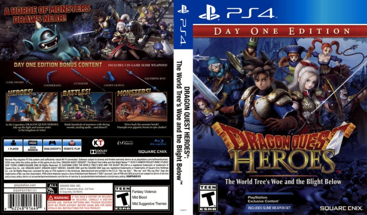 Dragon Quest Heroes: The World Tree's Woe and the Blight Below [Day One Edition] - PlayStation 4 | VideoGameX