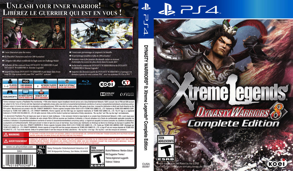 Allerede forestille Mechanics Dynasty Warriors 8: Xtreme Legends Complete Edition - PlayStation 4 |  VideoGameX