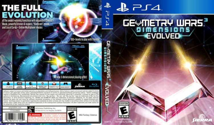 Geometry Wars Dimensions Evolved - PlayStation 4 | VideoGameX