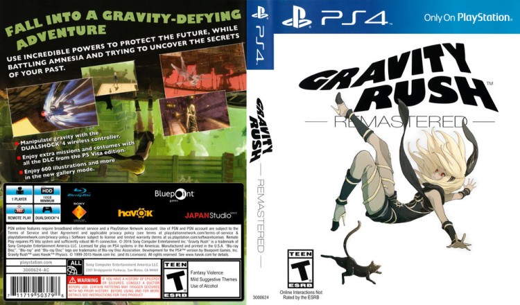 Gravity Rush Remastered - PlayStation 4 | VideoGameX