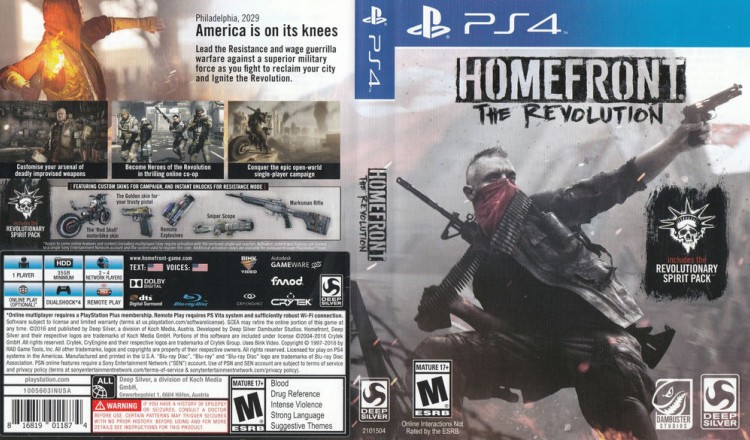 Homefront: The Revolution - PlayStation 4 | VideoGameX