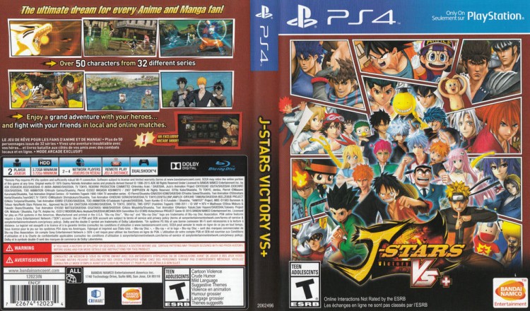  J-Stars Victory Vs+ - PlayStation 4 : Bandai Namco