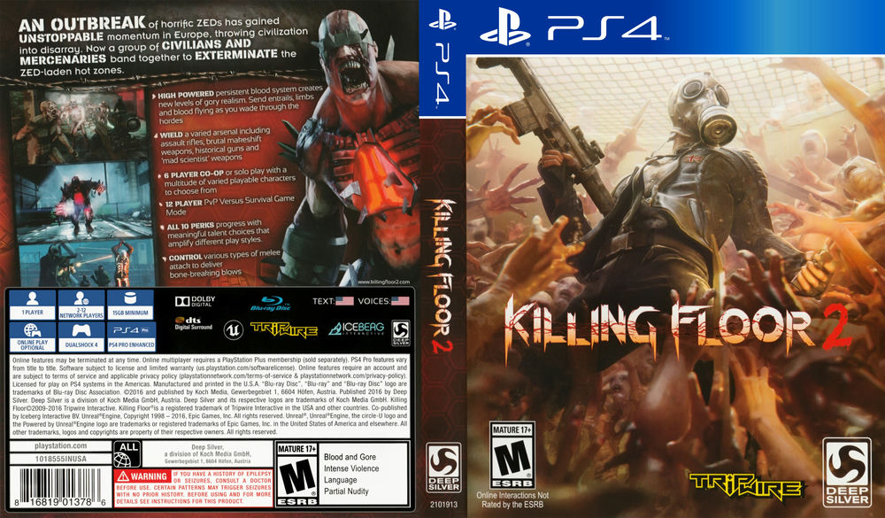 Killing Floor 2 PlayStation 4 Ps4 for sale online