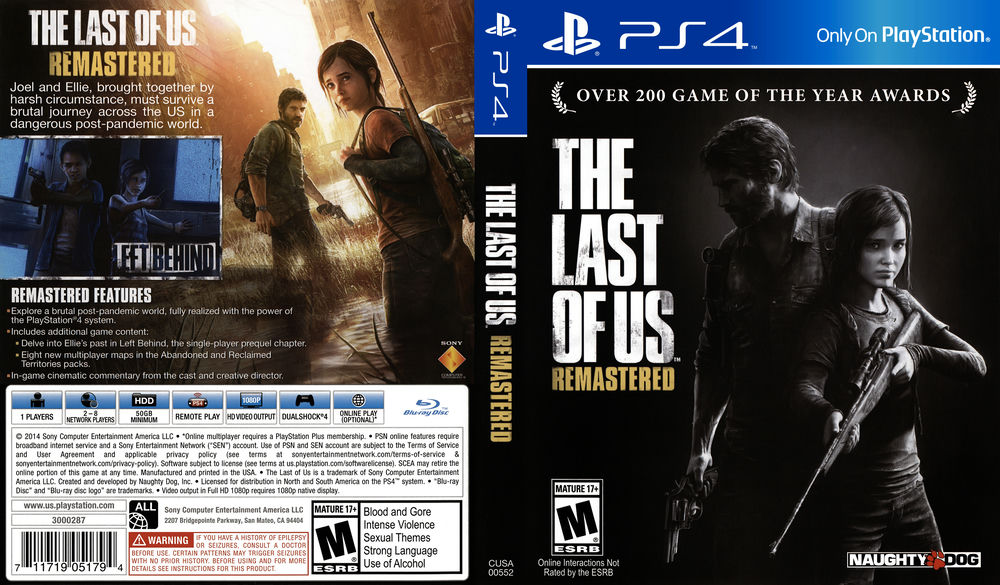 The Last of Us: Remastered - PlayStation 4 