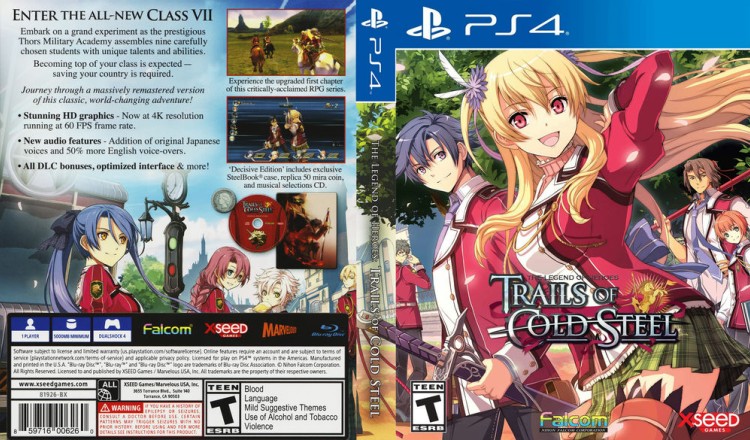 Legend of Heroes, The: Trails of Cold Steel II [Relentless Edition] - PlayStation 4 | VideoGameX