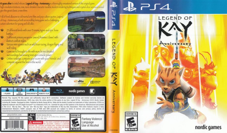 Legend of Kay Anniversary - PlayStation 4 | VideoGameX