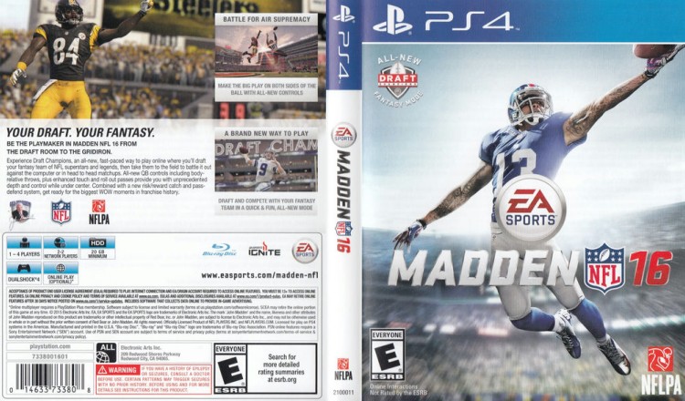 Madden NFL 16 - PlayStation 4 | VideoGameX
