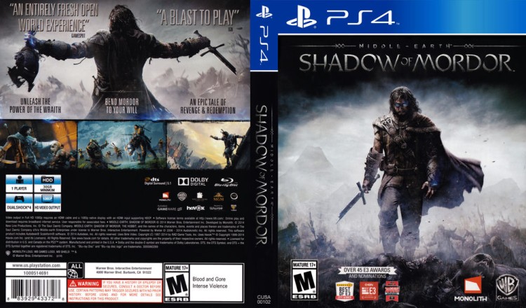 Middle-earth: Shadow of Mordor - PlayStation 4 | VideoGameX