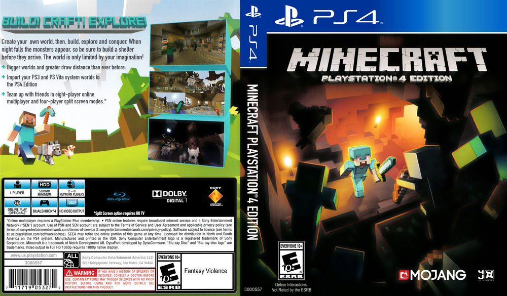 Minecraft - PlayStation 4, PlayStation 4