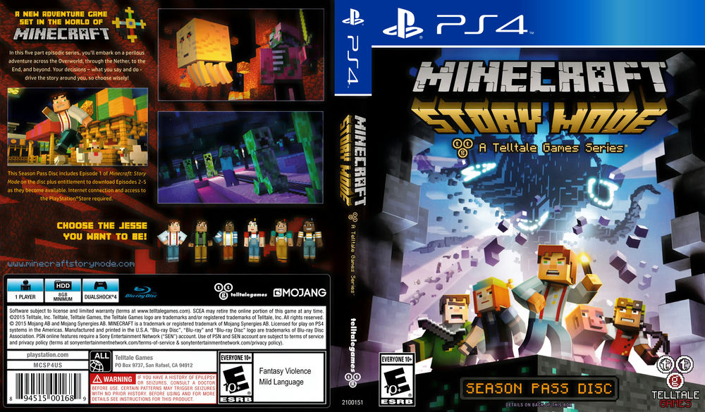 Minecraft: Story Mode - Season Disc - PlayStation 4