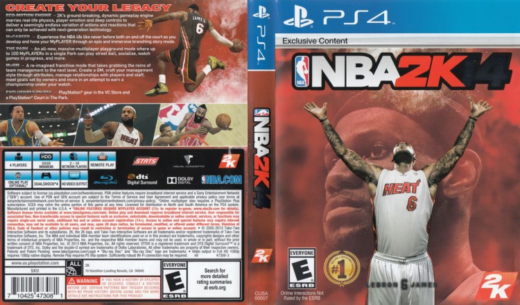 2K Sports NBA 2K14 - PlayStation 4