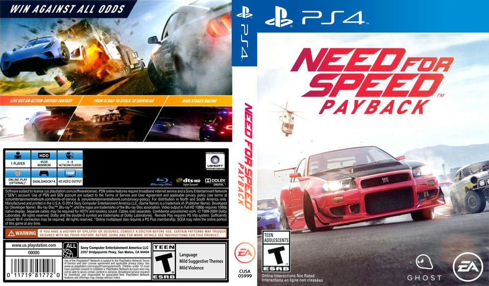 Need for Speed Payback - PlayStation 4