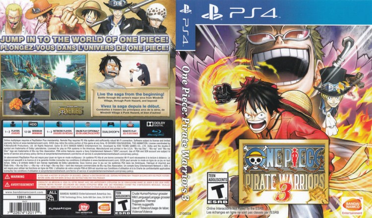 One Piece: Pirate Warriors 3 - PlayStation 4 | VideoGameX