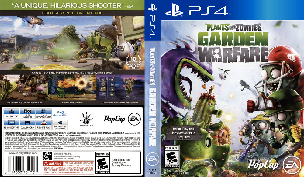 Plants Vs Zombies Garden Warfare 2 - PlayStation 4