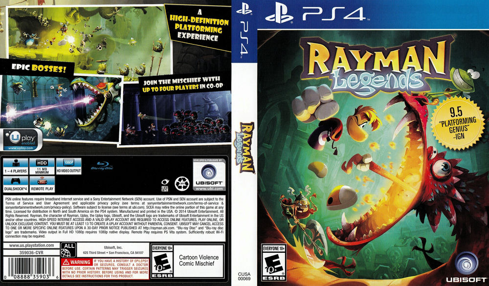 Rayman Legends - PlayStation 4, PlayStation 4