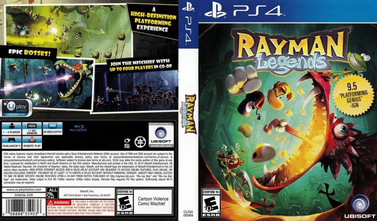 Rayman Legends - PlayStation 4 | VideoGameX