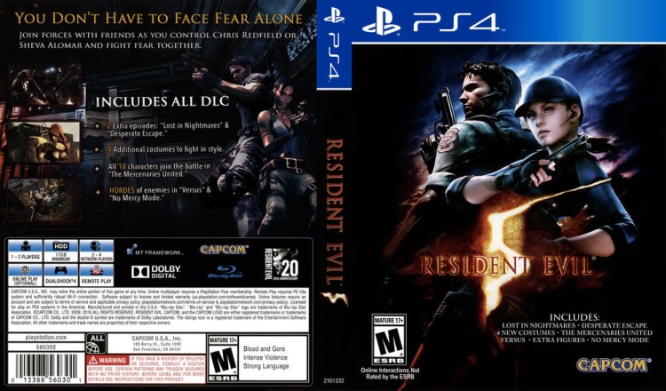 Resident Evil 5 - PlayStation 4 | VideoGameX