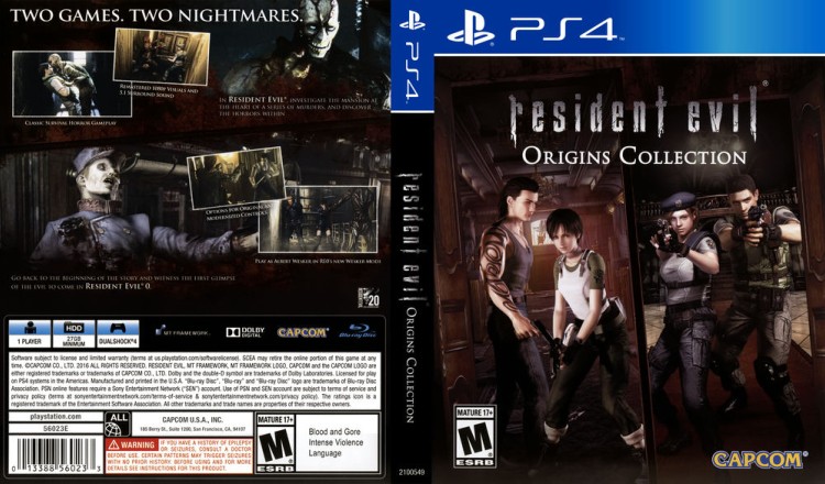 Resident Evil Origins Collection - PlayStation 4 | VideoGameX