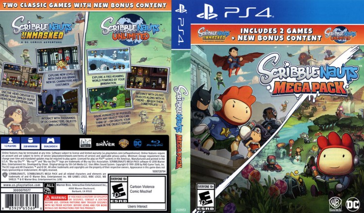 Scribblenauts Mega Pack - PlayStation 4 | VideoGameX