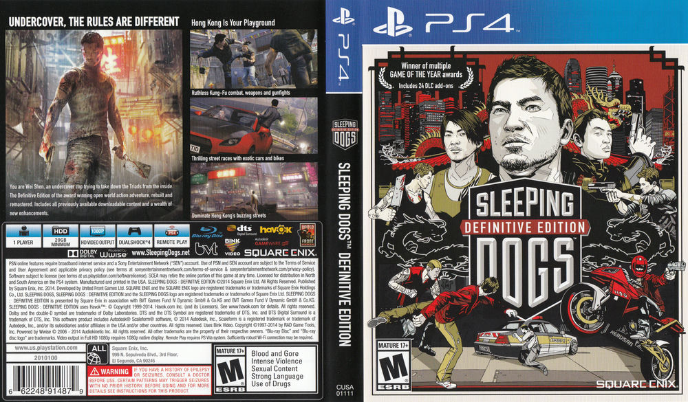 Sleeping Dogs Definitive Edition PS4