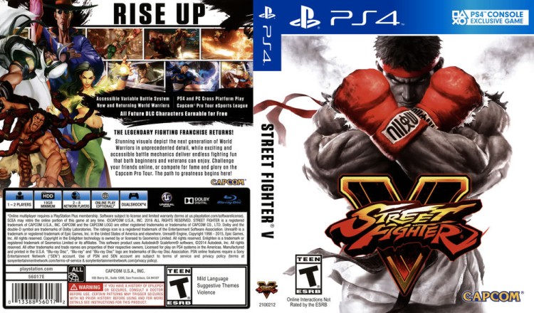 Street Fighter V - PlayStation 4 | VideoGameX