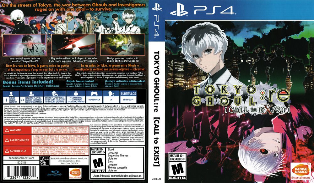 TOKYO GHOUL: re [CALL to EXIST] - PlayStation 4, PlayStation 4